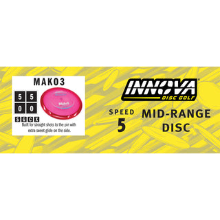 Innova Disc Golf Star Mako3 Midrange Disc 5/5/0/0 - Choose Exact Disc
