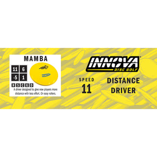 Innova Disc Golf DX Mamba Distance Driver 11/6/-5/1 Red/Green 175 grams