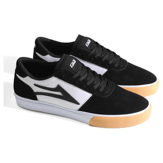 Lakai Skateboard Shoes Manchester Black White Gum Toe