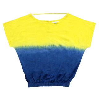 Matix Women's Polina Top Yellow/Blue - Size XS/S