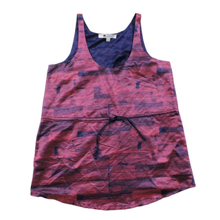 Matix Women's Tank Top Stripped Pink/Blue - Size Large