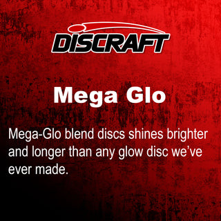 Discraft Disc Golf Single Foil Mega-Glo Halloween Buzzz Midrange 5/4/-1/1 Magenta Hexagon Prisms 177-180g