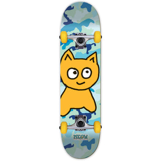 Meow Skateboard Complete Big Cat Camo Blue 8.0" x 31.5"