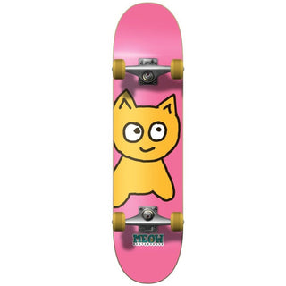 Meow Skateboard Complete Big Cat Pink 7.25" x 29.2"
