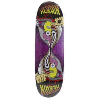 Heroin Skateboard Deck Merged Anatomy Razoregg (Assorted) 9.25" x 32"