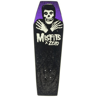 Zero Skateboard Deck Misfits Coffin Fiend Glow Shaped 9.5" x 29.5"