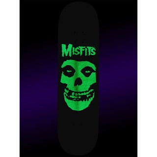 Zero Skateboard Complete Misfits Fiend Skull Glow 8.25" x 31.9"