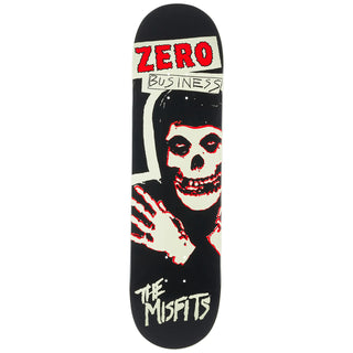 Zero Skateboard Deck Misfits Zero Business Glow 8.25" x 31.9"