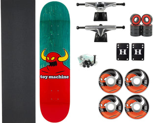 Toy Machine Complete Monster Medium 8.125" With Matching Wheels