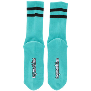 Toy Machine Socks Monster Face Green Crew Pair