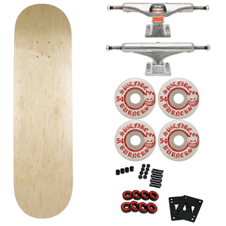 Moose Skateboard Full Canadian Maple Twin Shape 8.5" w/ Independent, Spitfire