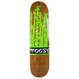 Moose Skateboard Deck Bamboo Leaves 8.25"