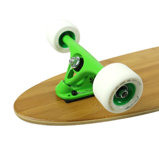 Moose Longboard Complete Cougar Kicktail 9" x 40" Paris Trucks Blood Orange Wheels
