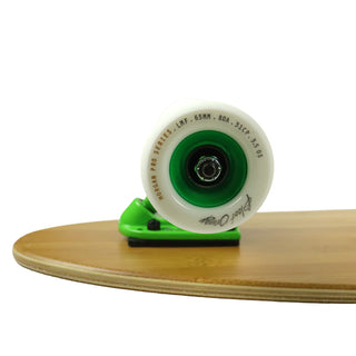 Moose Longboard Complete Cougar Kicktail 9" x 40" Paris Trucks Blood Orange Wheels