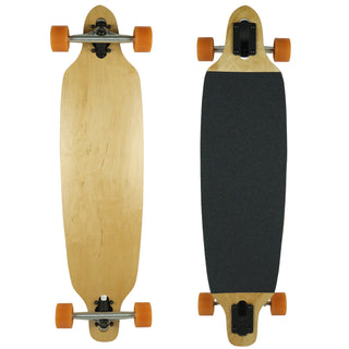 Moose Longboard Complete Doe Drop Through 9" x 36" Slant Trucks Arbor Wheels