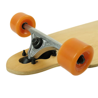 Moose Longboard Complete Doe Drop Through 9" x 36" Slant Trucks Arbor Wheels