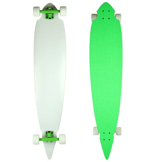 Moose Longboard Complete Egret Pintail 9" x 46" Paris Trucks Blood Orange Wheels