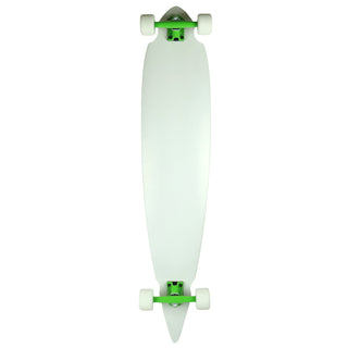 Moose Longboard Complete Egret Pintail 9" x 46" Paris Trucks Blood Orange Wheels