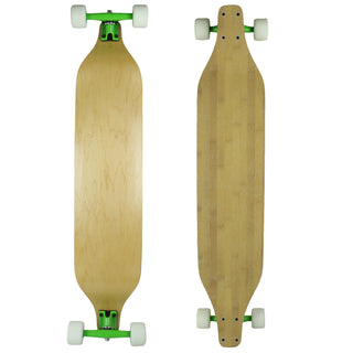 Moose Longboard Complete Falcon Drop Down 8" x 40" Paris Trucks Blood Orange Wheels