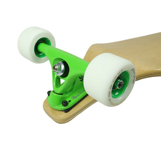 Moose Longboard Complete Falcon Drop Down 8" x 40" Paris Trucks Blood Orange Wheels