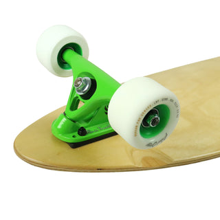 Moose Longboard Complete Heron Pintail 9.5" x 41" Paris Trucks Blood Orange Wheels