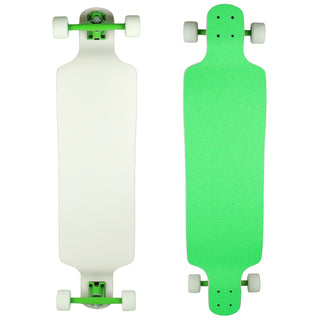 Moose Longboard Complete Osprey Drop Down 10" x 39.8" Paris Trucks Blood Orange Wheels