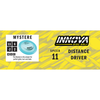 Innova Disc Golf Star Mystere Distance Driver 11/6/-2/2 Red/Rainbow 173 grams