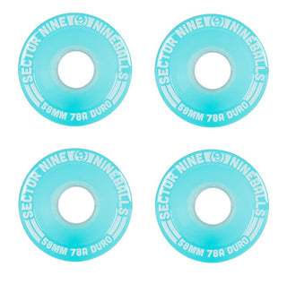 Sector 9 Longboard Wheels Nineballs Blue 58mm 78A