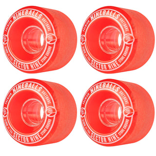 Sector 9 Longboard Wheels Nineballs Red 64mm 78A