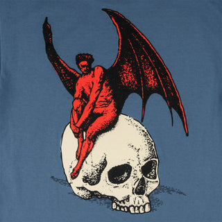 Welcome Skateboards Shirt Nephlim Indigo
