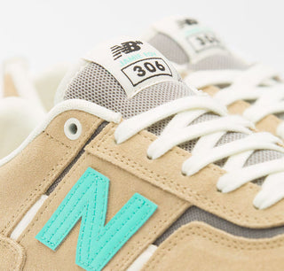 New Balance Numeric Skateboard Shoes 306 Jamie Foy Tan/Turquoise