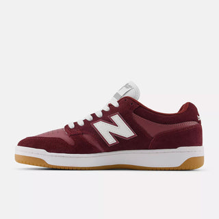 New Balance Numeric Skateboard Shoes 480 Burgundy/White