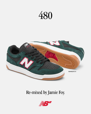 New Balance Numeric Skateboard Shoes 480 Jamie Foy Forest Green/Black