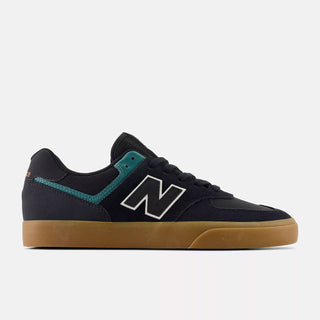 New Balance Numeric Skateboard Shoes 574 Vulc Black/Vintage Teal