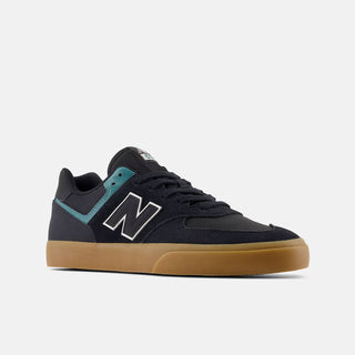 New Balance Numeric Skateboard Shoes 574 Vulc Black/Vintage Teal