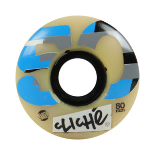 Cliché Skateboard Wheels 50mm Black Core Series 99A *NOS*