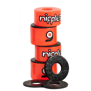 Orangatang Nipples Soft Truck Bushings (Orange, Set of 4)