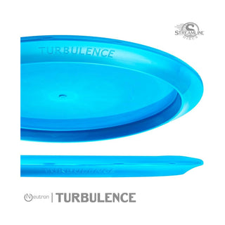 Streamline Disc Golf Neutron Turbulence Fairway Driver 7/2/0/3.5 White/Indigo Purple 168 grams