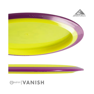Axiom Disc Golf Neutron Vanish Distance Driver 11/5/-3/2 White/Teal 168 grams