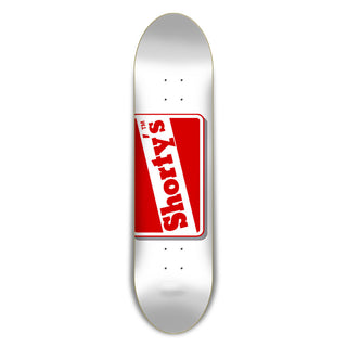Shorty's Deck OG Logo L White/Red 8.25"