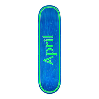 April Skateboard Complete OG Logo Blue/Green 8.5" x 32.2"