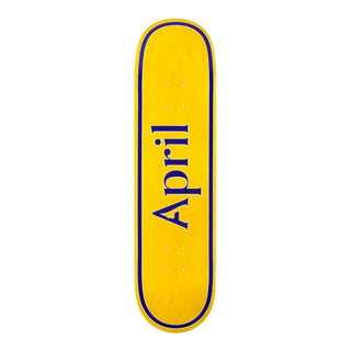 April Skateboard Complete OG Logo Yellow/Purple 8.75" x 32.357"