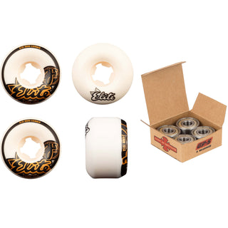 OJ Skateboard Wheels and Independent Bearings Combo 54mm Elite Mini Combo 101A
