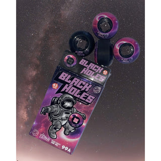 OJ Skateboard Wheels and Independent Bearings Combo 45mm Black Holes Mini Chubbies 99A