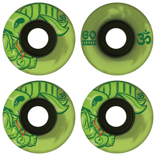 OJ Skateboard Wheels 60mm Cru-Zen Super Juice 78A Emerald Marble Swirl