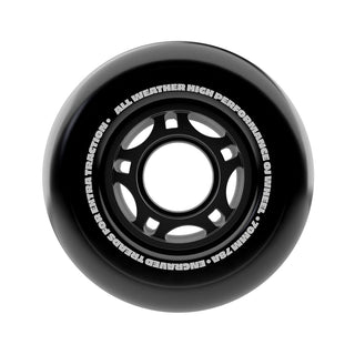 OJ Skateboard Wheels 70mm Vandals Dirt Tires 78A Black