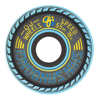 OJ Skateboard Wheels 55mm Shin Sanbongi Mini Super Juice 78A Blue