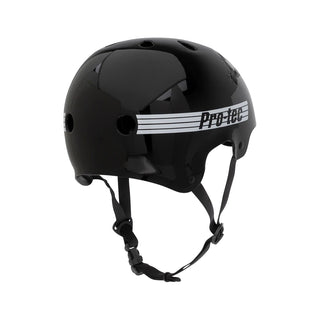 Pro Tec Skateboard Helmet Old School Skate Gloss Black Size S
