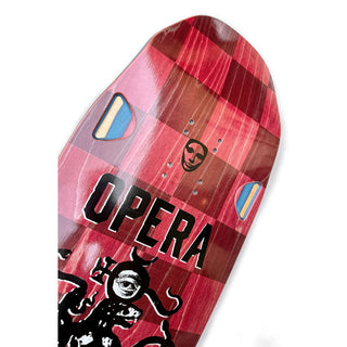 Opera Skateboard Deck Checker Beast 9.5" x 32"