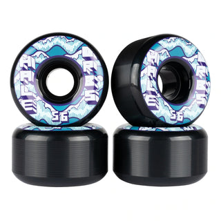Krux Skateboard Trucks DLK Raw 8.0" Welcome Specter 56mm, Bones Reds Bearings